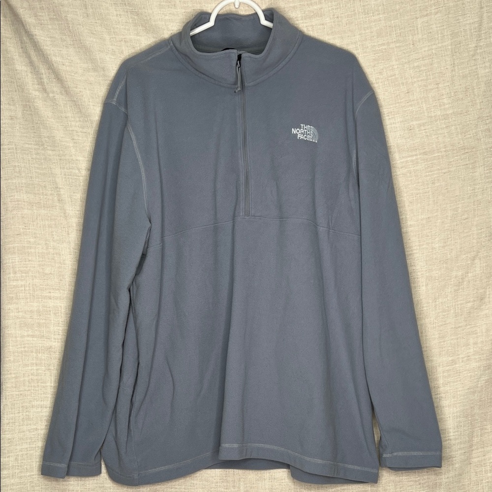 The North Face WolfGray Quarter-Zip Pullover 2XL